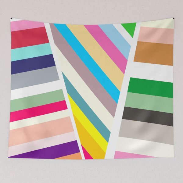 Item preview, HAPPY MULTICOLORED ART LINES BY SUBGIRL designed and sold by SUBGIRL.