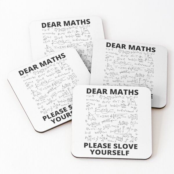 Item preview, Dear Math Grow Up And Solve Your Own Problem  designed and sold by Tej0711.