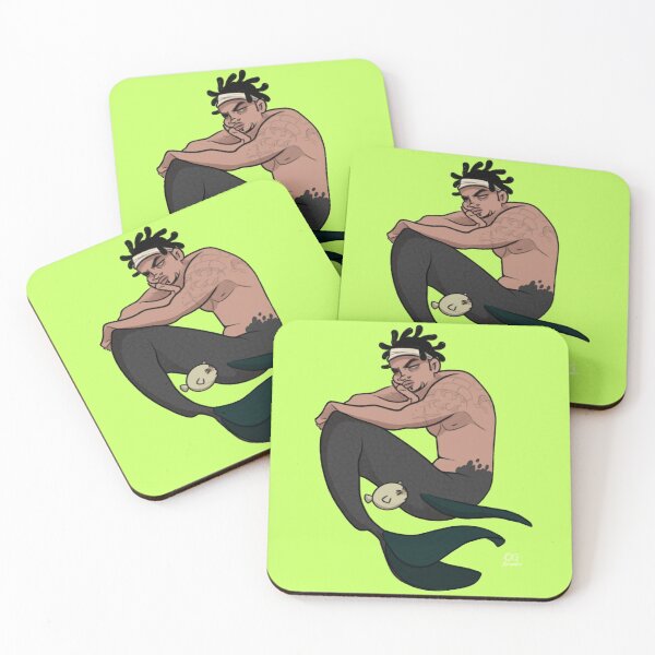 Item preview, OG Artwork Male Mermaid 2021 designed and sold by Olivia Azura.