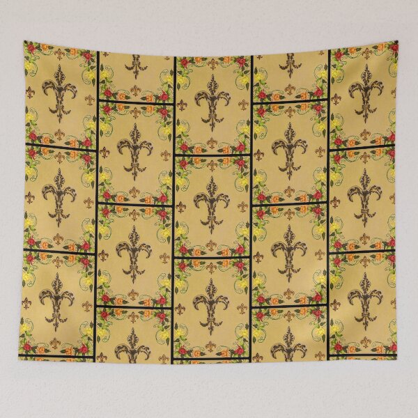 Item preview, Fluer de lis (warm) designed and sold by dawnsiegler.