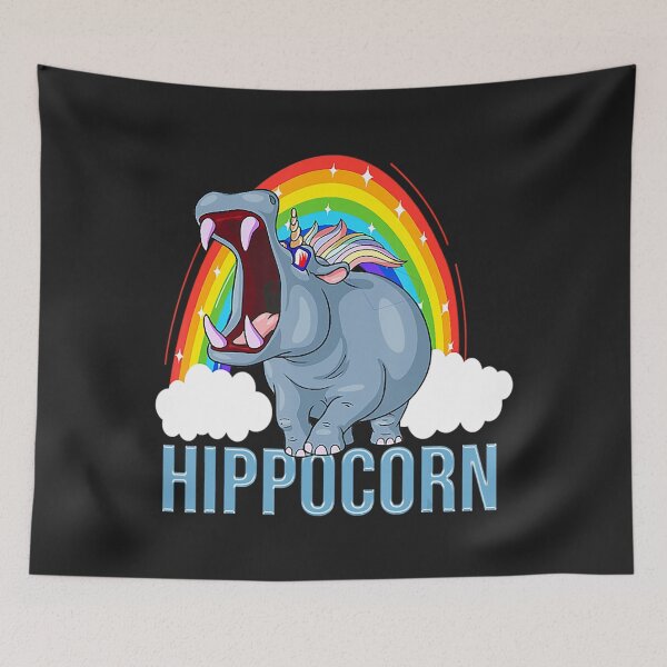 Item preview, 10k T-ShirtFunny Unicorn Hippo Hippocorn designed and sold by KensiMcCon.