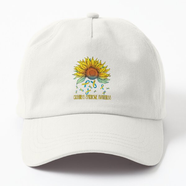 Cushings Syndrome Awareness Sunflower Dad Hat