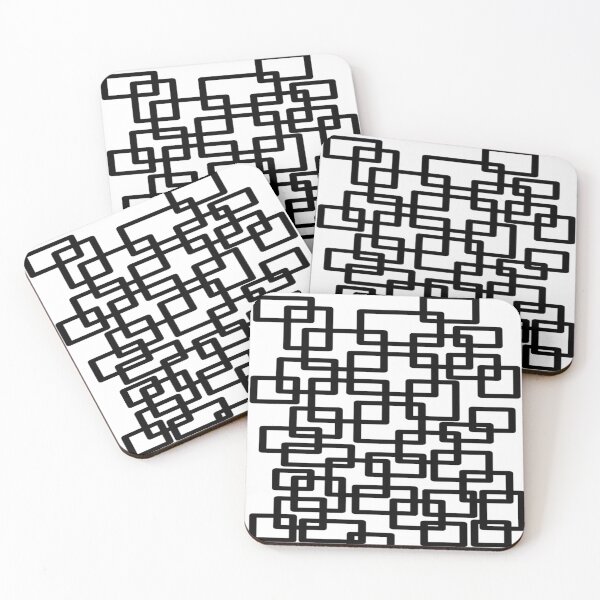 Item preview, Rectangle And Square Geometry Pattern designed and sold by ZubiyaArt.