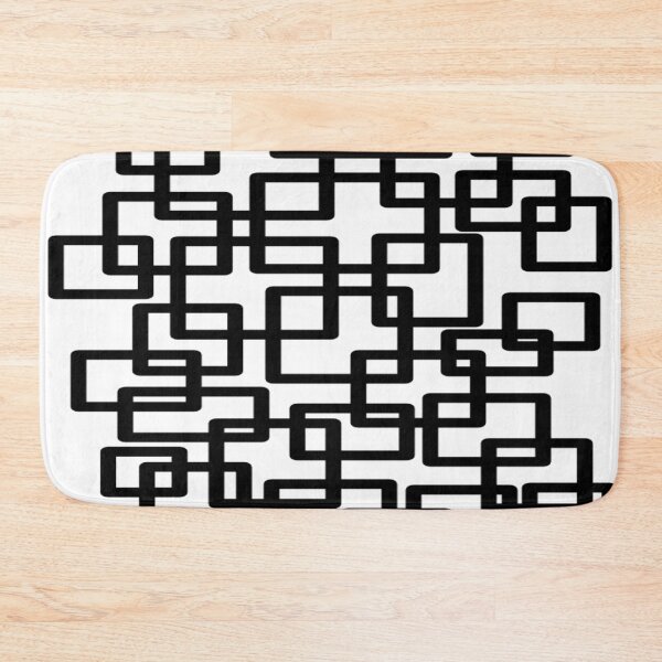 Item preview, Rectangle And Square Geometry Pattern designed and sold by ZubiyaArt.