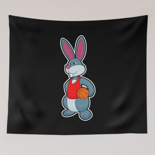Item preview, Rabbit Basketball player Basketball designed and sold by Snabdesign84.