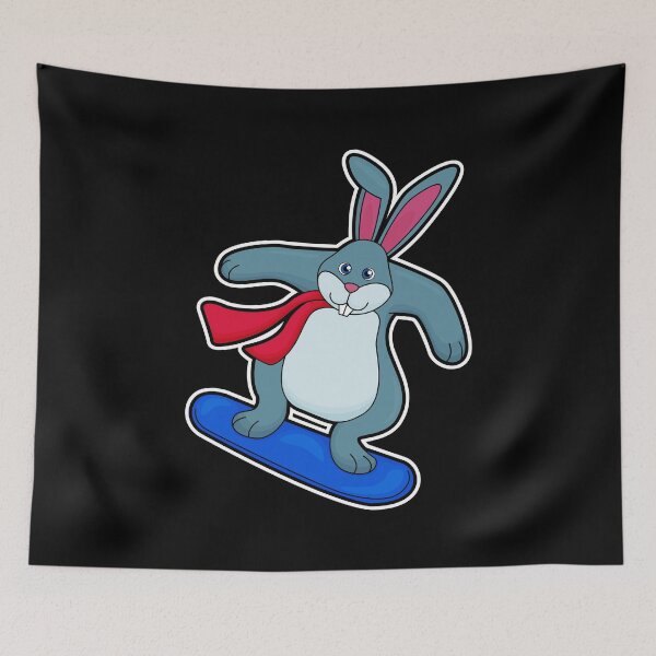 Item preview, Rabbit Snowboarder Snowboard designed and sold by Snabdesign84.