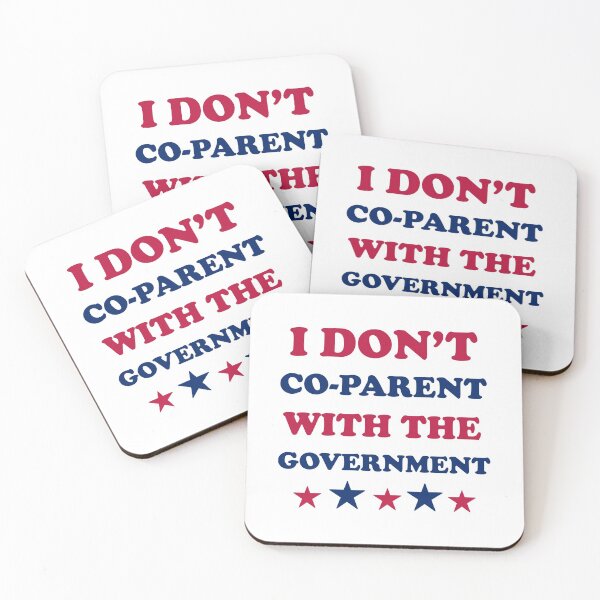 Item preview, I don’t co-parent with the government funny mom dad freedom  designed and sold by Rami Khalifah.