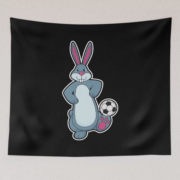 Item preview, Rabbit Soccer player Soccer designed and sold by Snabdesign84.