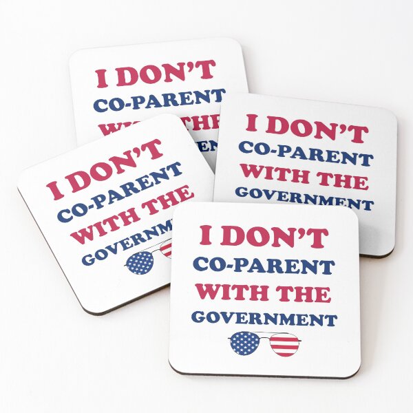 Item preview, I don’t co-parent with the government funny mom dad freedom  designed and sold by Rami Khalifah.