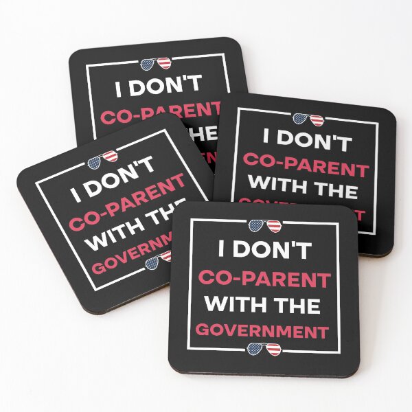 Item preview, I don’t co-parent with the government funny mom dad freedom  designed and sold by Rami Khalifah.