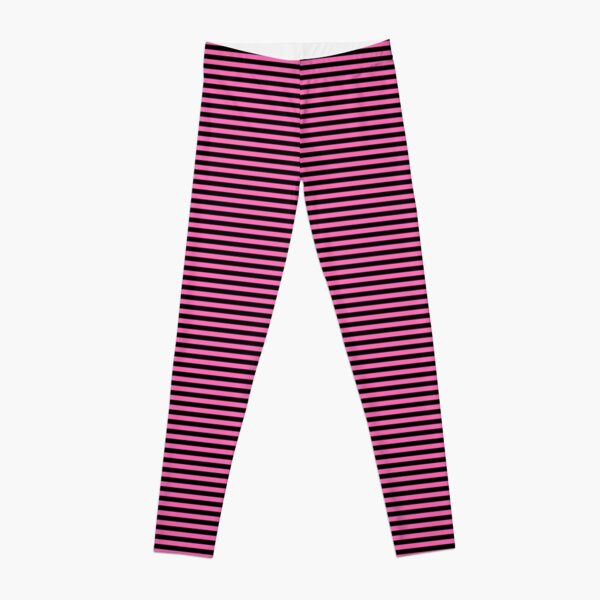 NEON STRIPED LEGGINGS Witch Leggings Women's Pink and Purple Ombre