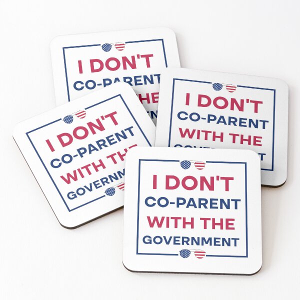 Item preview, I don’t co-parent with the government funny mom dad freedom  designed and sold by Rami Khalifah.