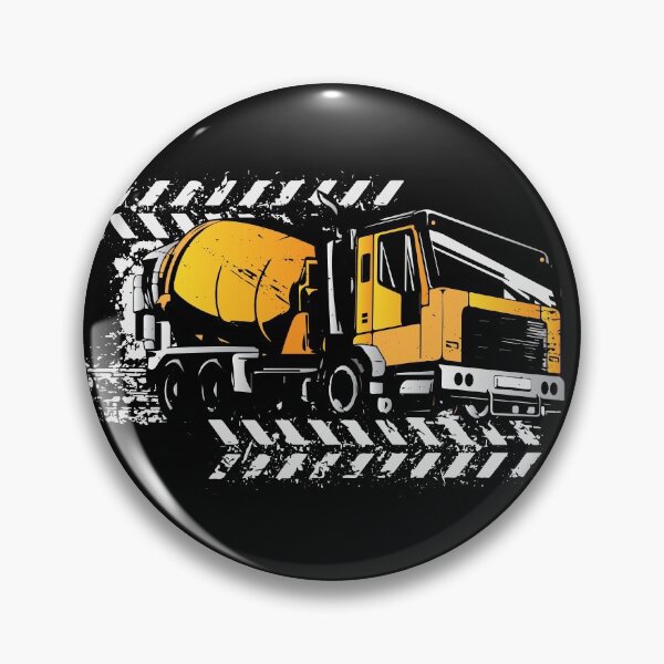 Item preview, Cement mixer truck construction trailer construction site construction trucker driver design designed and sold by brunsch-print.