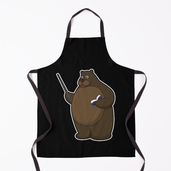 Aperçu de l'œuvre Bear as Teacher with Book & Pointer créée et vendue par Snabdesign84.