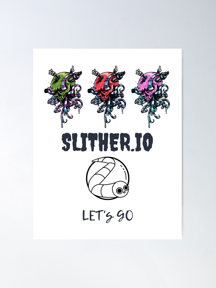 Slither.io, Slither, Agar.io, Agario Sticker for Sale by BarttShop