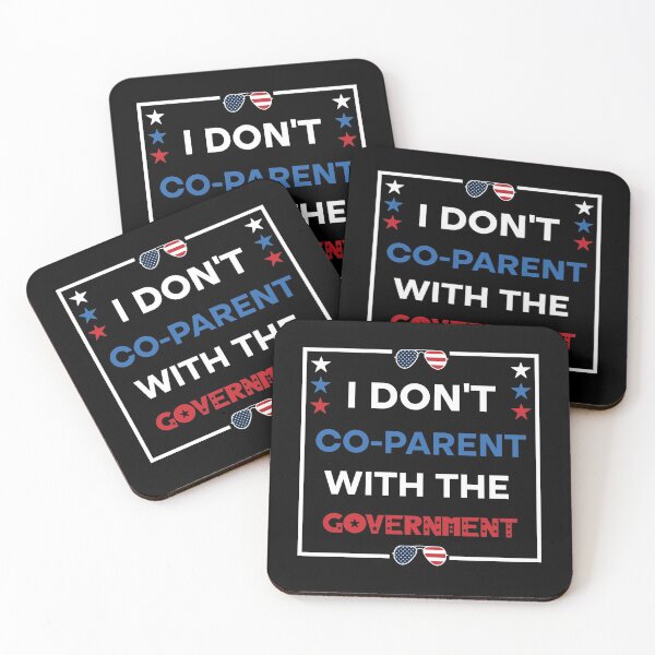 Item preview, I don’t co-parent with the government funny mom dad freedom  designed and sold by Rami Khalifah.