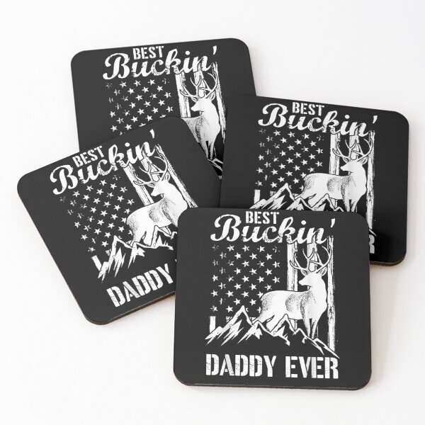 Item preview, Best Buckin' Daddy Ever American Flag Deer Mountain Hunting designed and sold by lucretia155.