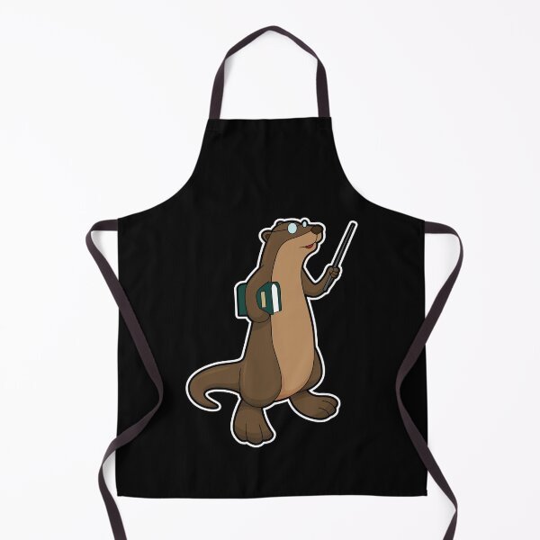 Aperçu de l'œuvre Otter as Teacher with Book & Pointer créée et vendue par Snabdesign84.