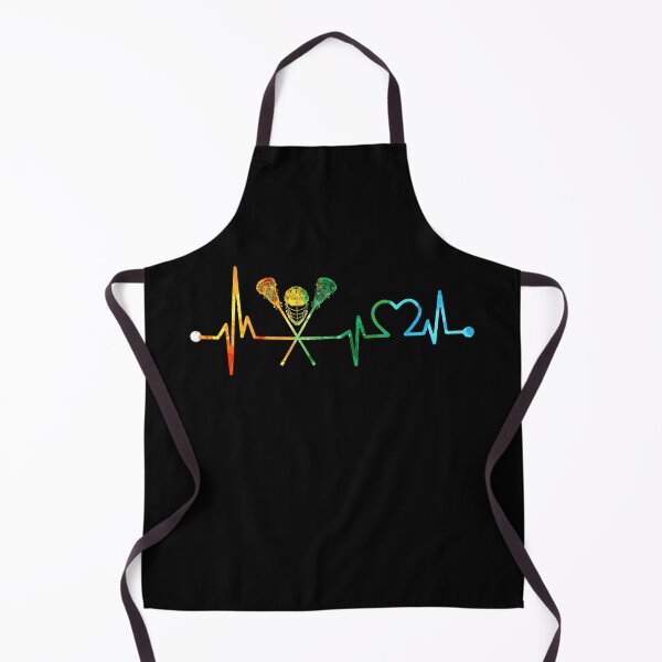 Item preview, LACROSSE HEARTBEAT WATERCOLOR designed and sold by WinghiDesign.