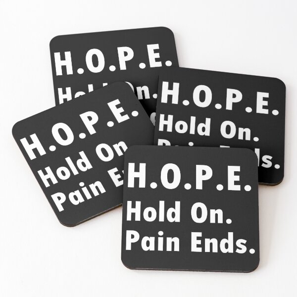 Item preview, H.O.P.E. Hold On. Pain Ends. designed and sold by two peas in a pod.
