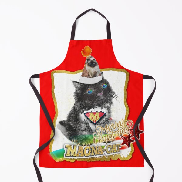 Item preview, Merry Christmas - Puffy Magna Miracle Cat - Hero Black Cat (By AliceCCI) designed and sold by VanyssaGraphics.
