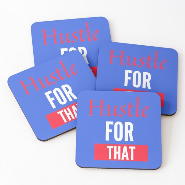 Item preview, HUSTLE FOR THAT - inspirational quote about life objectives;idea for strong bodybuilders designed and sold by AMED-STORE.