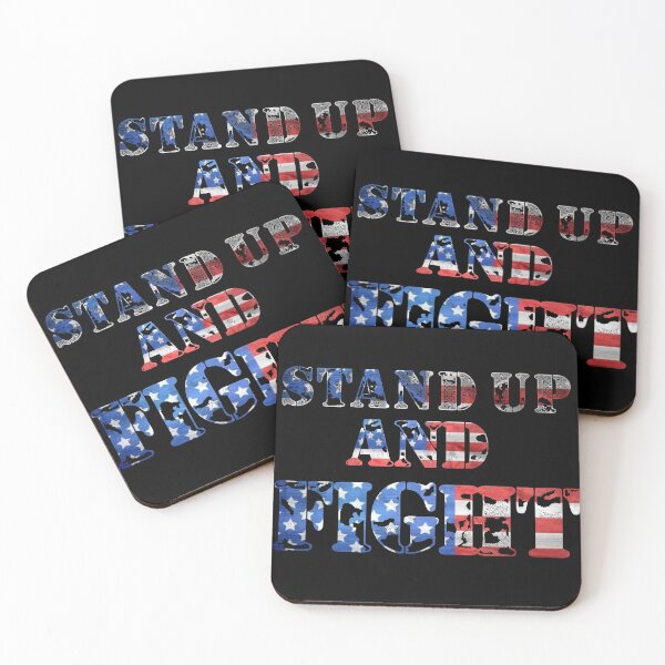 Item preview, stand up and fight the USA flag designed and sold by MXanwar.