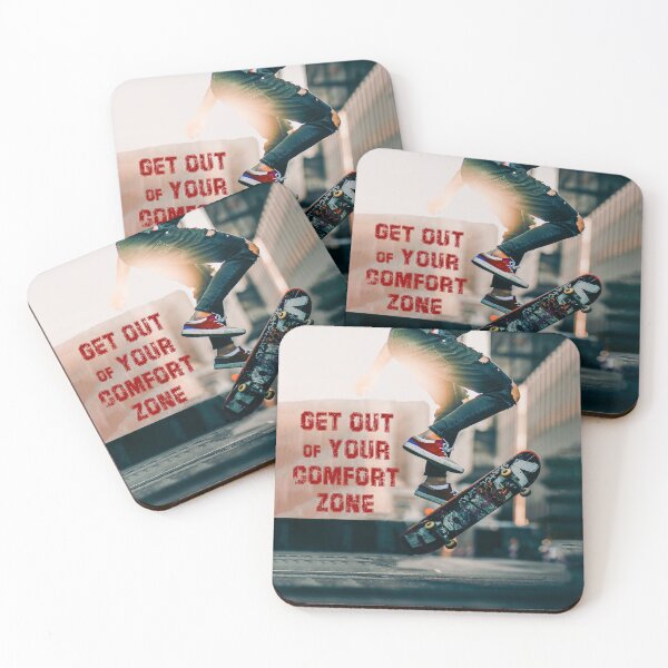Item preview, Get out of your comfort zone quote  designed and sold by urban-color.