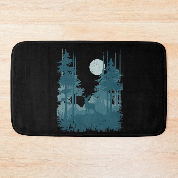 Item preview, Deer in the forest deer forest climate protection adventure retro vintage graphic designed and sold by brunsch-print.