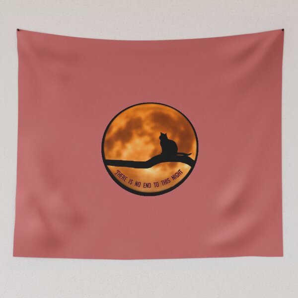 Item preview, There is no end to this night ( cat lover ) designed and sold by Mohd wasim.