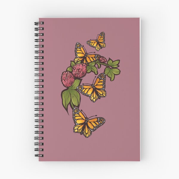 Item preview, Monarch Butterfly Red Clover designed and sold by FrictionMaxxing.