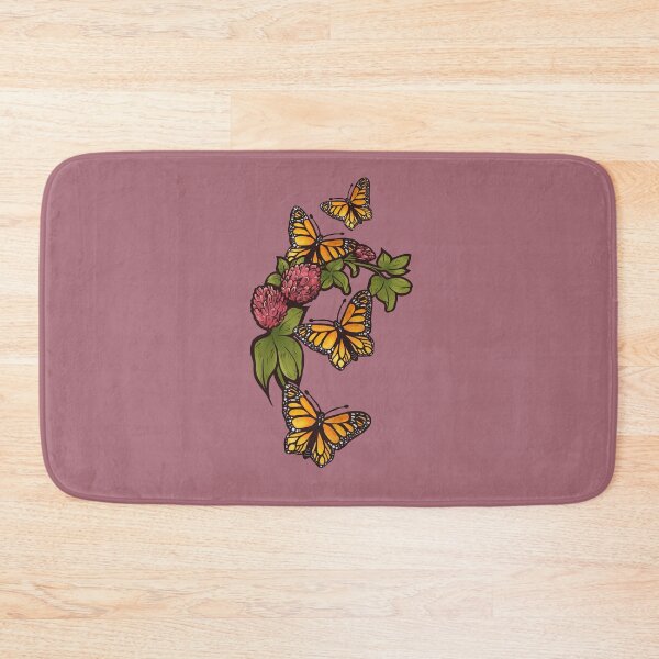 Item preview, Monarch Butterfly Red Clover designed and sold by FrictionMaxxing.