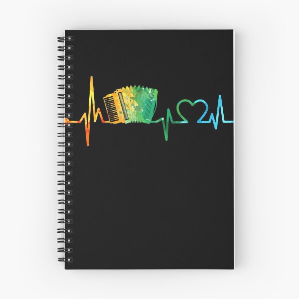 Artikelvorschau, AKKORDEON HEARTBEAT AQUARELL entworfen und verkauft von WinghiDesign.