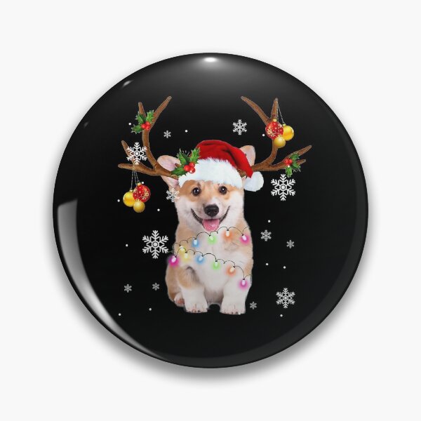 Item preview, Corgi Christmas Reindeer Christmas Lights Pajama designed and sold by aliceshe.