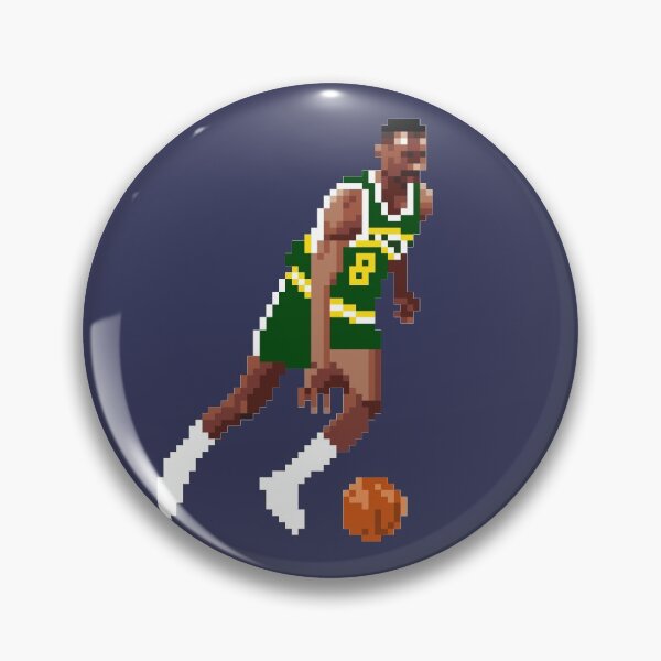 Artikelvorschau, Eddie Johnson Pixel Dribble Qiangy entworfen und verkauft von qiangdade.