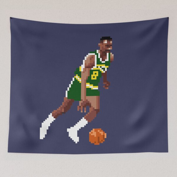 Item preview, Eddie Johnson Pixel Dribble Qiangy designed and sold by qiangdade.