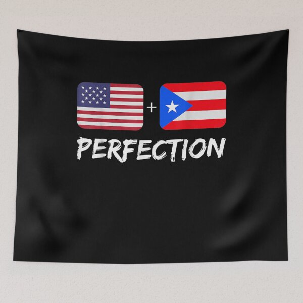 Item preview, American Plus Rican Perfection Heritage Flag Gift designed and sold by lucretia155.