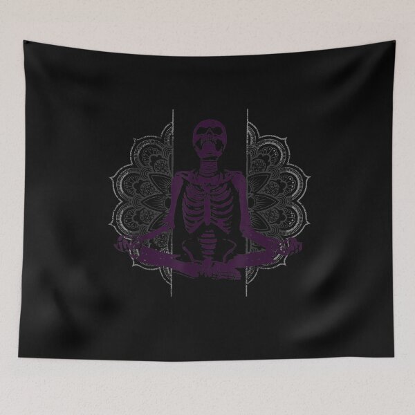 Item preview, Halloween Meditating Skeleton Yoga Gift designed and sold by aliceshe.