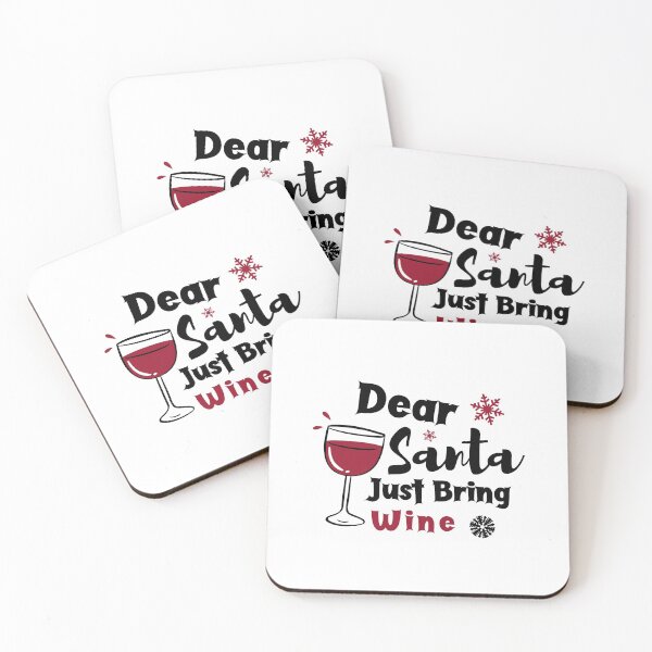 Item preview, Dear Santa Just Bring Wine - christmas designed and sold by Aimyashoppy.