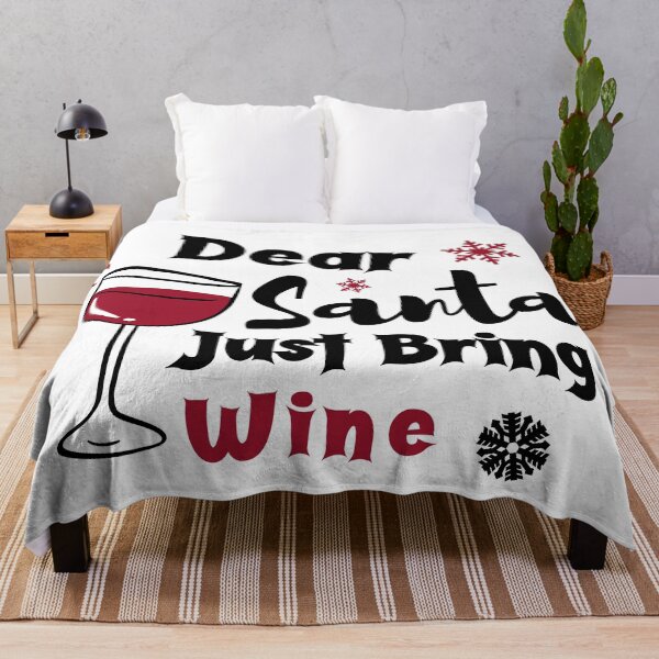 Item preview, Dear Santa Just Bring Wine - christmas designed and sold by Aimyashoppy.