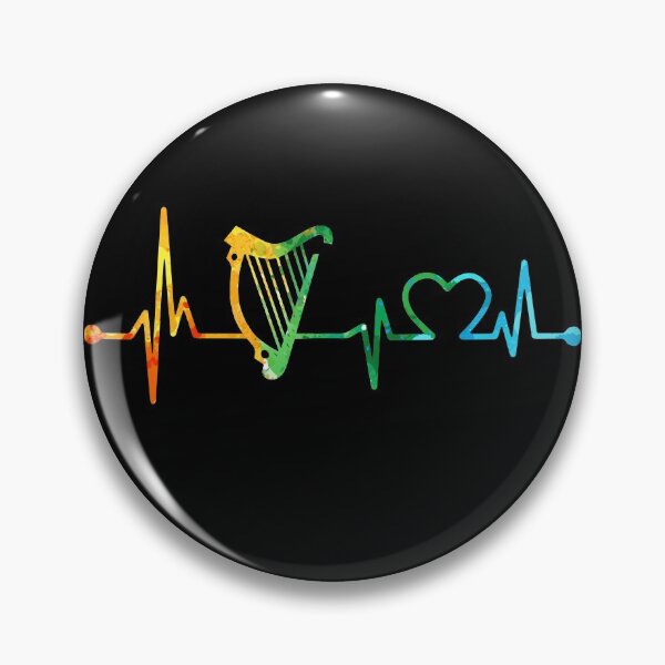Item preview, HARP HEARTBEAT WATERCOLOR designed and sold by WinghiDesign.