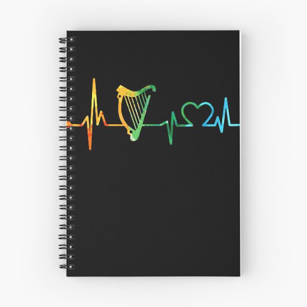 Item preview, HARP HEARTBEAT WATERCOLOR designed and sold by WinghiDesign.