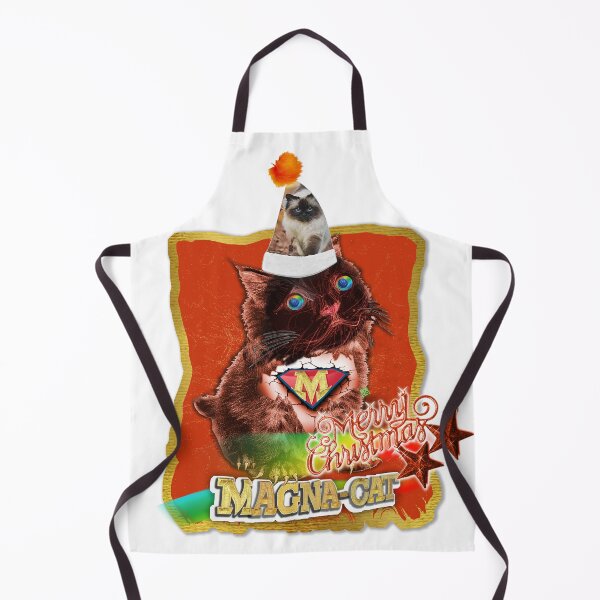 Item preview, Merry Christmas - Puffy Magna Miracle Cat - Hero Red Cat (By AliceCCI) designed and sold by VanyssaGraphics.