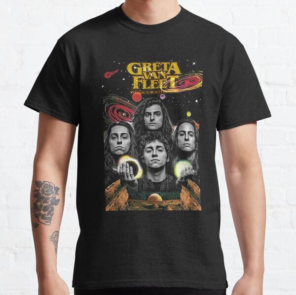 music greta van metal fleet n roll band live greta van fleet nu metal logo greta van fleet robert rhapsody greta van fleet plant greta van fleet mercury taylor greta van fleet Classic T-Shirt