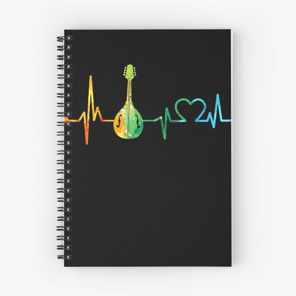 Item preview, MANDOLIN HEARTBEAT WATERCOLOR designed and sold by WinghiDesign.