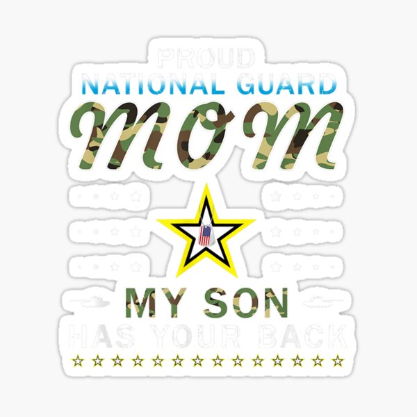 Artikel-Vorschau von Mein Sohn hat deinen Rücken Stolze Nationalgarde-Mutter-Armee, designt und verkauft von aliceshe.