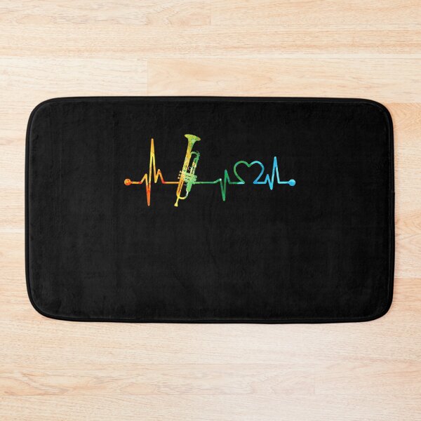 Item preview, TRUMPET HEARTBEAT WATERCOLOR designed and sold by WinghiDesign.
