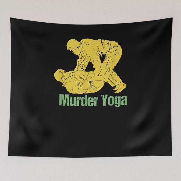 Item preview, Brazilian Jiu Jitsu Martial Arts Murder Yoga Fighter Choking designed and sold by aliceshe.