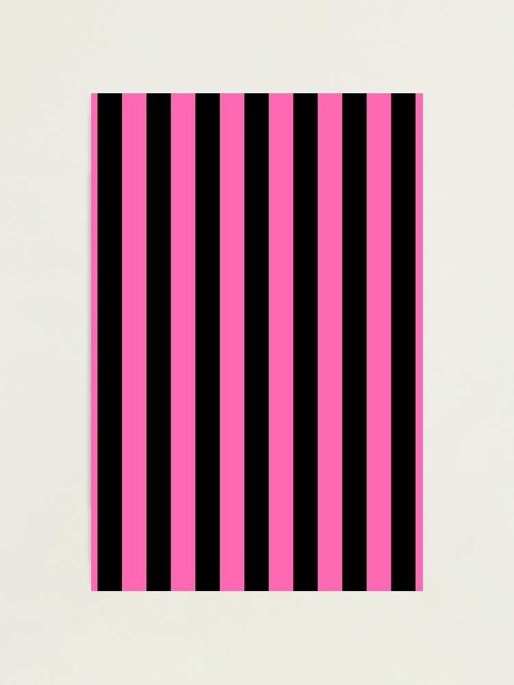 Black with pink stripes best sale