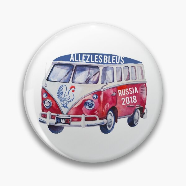 Item preview, France Football World T-Shirt Allez Les Bleus Camping designed and sold by cssdru.